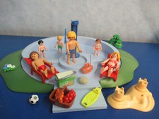 ´Swimming Pool Dusche v Figuren Bikini zu 5574 9266 4279 Wohnhaus Playmobil 7406