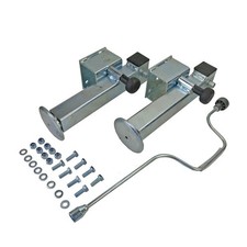 Stützen Set 415mm Flanschtiefe 85mm z.B. für Kipper und Hochlader PKW Anhänger