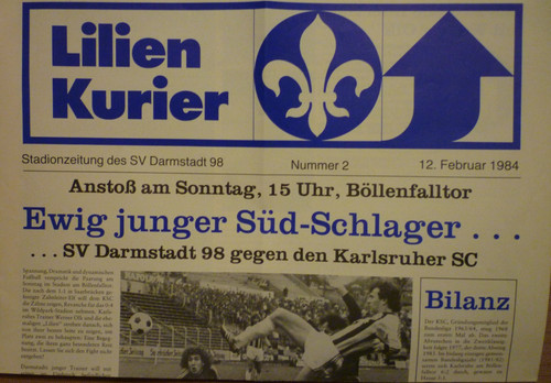 Stadionheft darmstadt - sv,