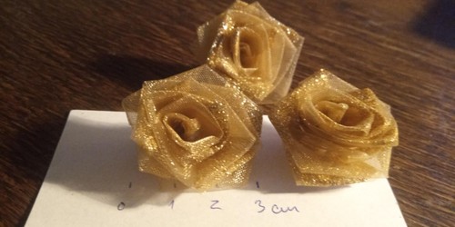 Stück organza satin rosen 3 - stück,