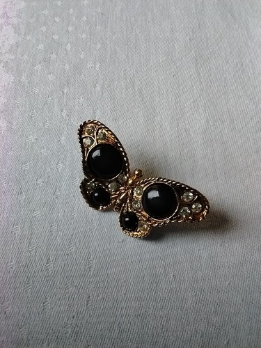 Brosche schmetterling vintage - schmetterling,