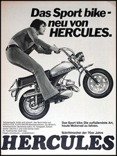 Hercules Sport Bike, SB 1, originale Werbung aus 1972.............1sb