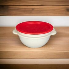 TUPPERWARE B20 FRISCHE-EXPRESS SCHÜSSEL 400 ML ROT WEISS VORRATSDOSE