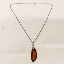 x-94235	Vintage Stein Anhänger mit 835 Silber Montierung