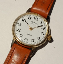 Yema Vintage Quarzuhr 24mm -