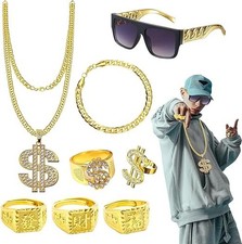 8 Stück Zuhälter Kostüm