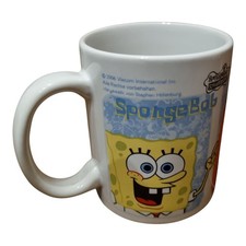 Tasse Schwammkopf Spongebob + Patrick 2006 Becher Kaffee Tee Pott Viacom Retro