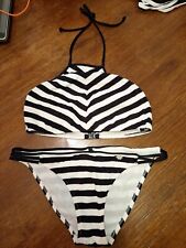 Jette Joop, Damenbikini, Gr.38, Schwarz-Weiß, Wattiert