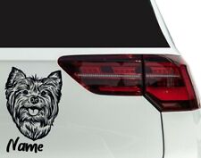 Aufkleber Hund Yorkshire Terrier für Auto, Wohnwagen, Wohnmobil