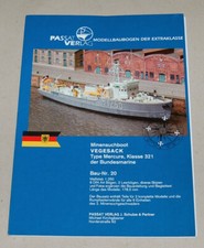 Passat Verlag Nr. 20 Minensuchboot Vegesack Klasse 321 - limitierte Auflage