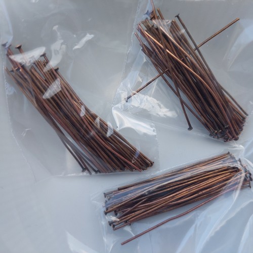 100 stk kettelstifte gold - kettelstifte,