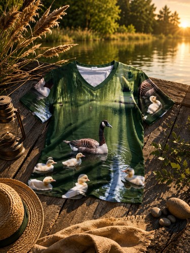 Damen shirt tier print - damen,