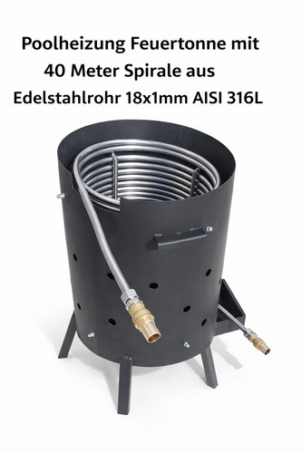 Große poolheizung feuertonne - große,