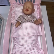 Puppenbettwäsche Puppendecke Puppenwagen Bettwäsche Decke Kissen Limited 2tl Set