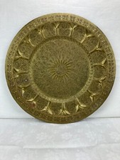 riesiges Tablett Messing ca 35