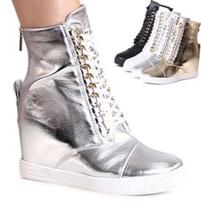 Damen keilabsatz stiefeletten - damen,
