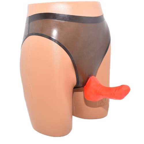 Latex slip mit kondom - slip,