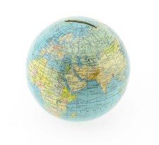 Spardose Globus 10,5 cm