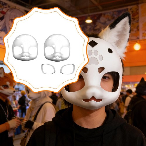 Fursuit kopf basis - kopf, zubehör