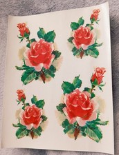 DDR Abziehbilder Rosen toll zum selber gestalten