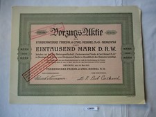 1000 Mark Share Farbenwerke