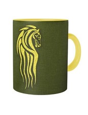 Horse Banner II Kaffeetasse Herr Reiter der Rohan Eomer Ringe Flagge Fahne