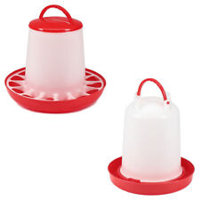 Stülptränke, Tränke, Wassertrog, Futtertrog, Futterspender für Geflügel Hühner