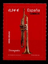 Musikinstrumente: Trompete. 1W. Spanien 2010