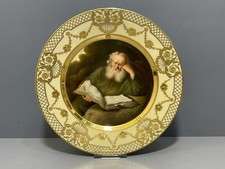 Fraureuth Teller Gelber Fond