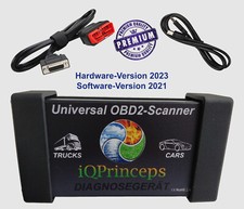 KFZ Diagnosegerät Profi PKW LKW Transporter bis BJ 2022 OBD2 Scanner Tester eOBD