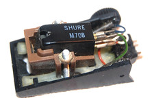 SHURE Tonabnehmer M70B + Halterung DUAL TK157 +Winkelverstellung ohne NADEL 70er