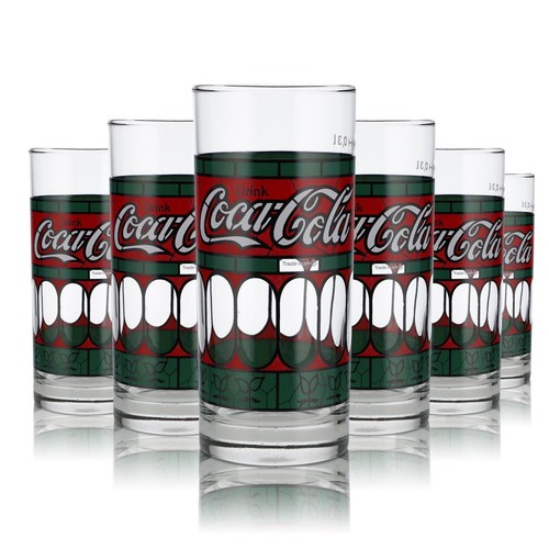 Coca cola glas 3l tiffany - 6x,