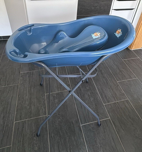 Baby badewanne blau mit - baby-badewanne,
