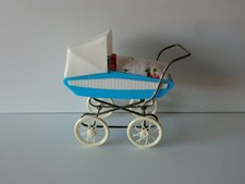 Puppenwagen Korbi für Puppenstube DDR Puppenhaus Puppenküche Kinderwagen