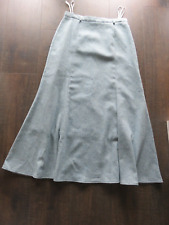 Godet-Rock - Damenrock - Rock - Midi-Rock - 88 cm lang - Gr. 38 - hellblau - NEU