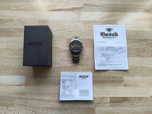Boccia titanium chronograph - titanium,