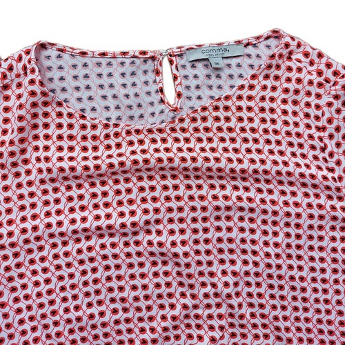 Gemusterte damenbluse der - damenbluse,