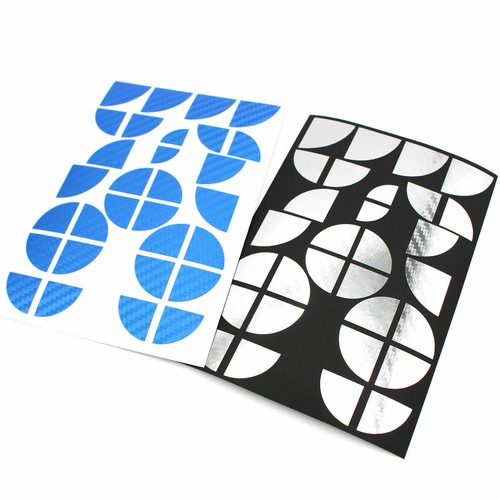 Carbon emblem ecken - ecken, set