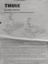 thule fahrradträger anhängerkupplung 2 fahrräder solbergrau