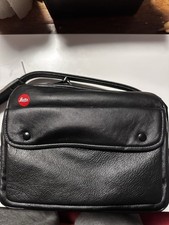 ✮ Leitz Leica Kombitasche für Leica R und M aus Nappaleder || vom Händler!