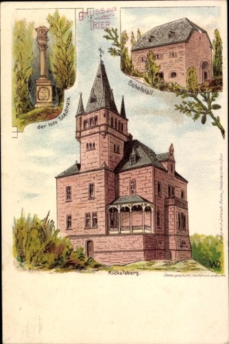 Litho trier der mosel - trier, an