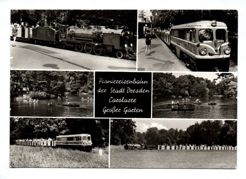 Pioniereisenbahn der stadt - ak,