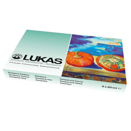 Lukas studio gouache 6x20ml - lukas, t6