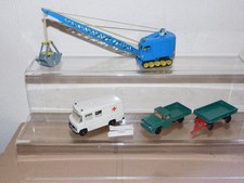 aus Nachlass  schöne alte Siku V-Serie Sammlung Bagger, LKW, Kragenwagen gut !!!