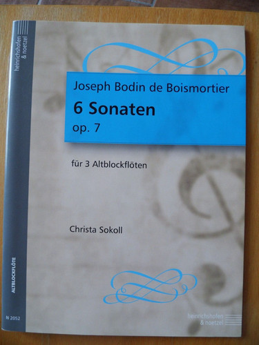 Notenheft sonaten für 3 - sonaten,