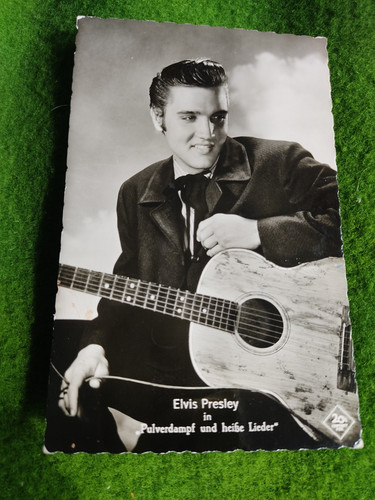 Vintage star postkarte - star-postkarte, elvis