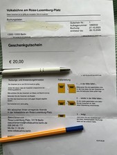20 EUR Geschenkgutschein Volksbühne am Rosa-Luxemburg-Platz, Berlin