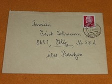 Kohl Uhyst (Spree) - Erich Lehmann Klix (Großdubrau) Bautzen DDR Brief 1968