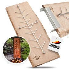 Flammlachsbrett Buche rustikal