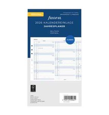 filofax Kalendereinlage 2026